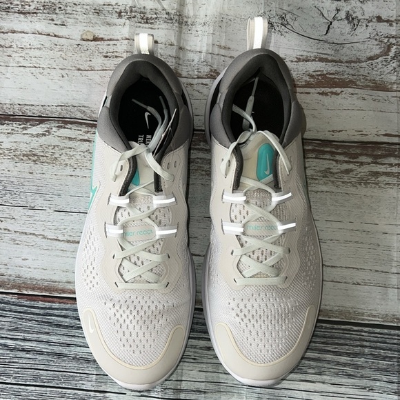 Nike Men's React Miller 2 Platinum Tint/Dynamic
Turquoise-White Size 10 NWOT - Picture 2 of 11